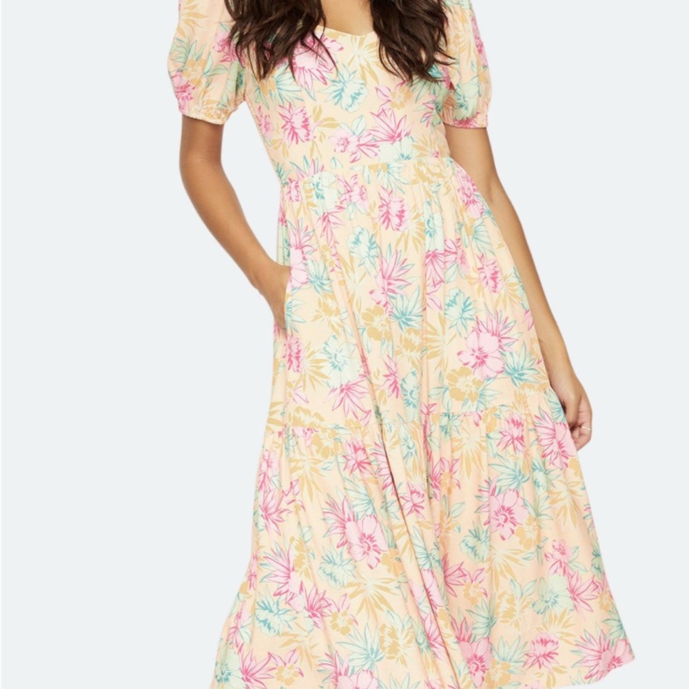 Lost + Wander Sunkist Aloha Midi Dress